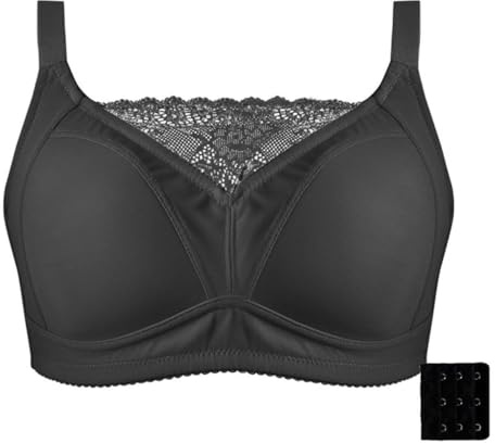 LUXRUB Mastektomie BH Mit Taschen Für Brustprothesen, Damen Alltags BH Mit Vollständiger Abdeckung Kabelloser Bralette Bras Nach Operationen