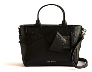 Jimisie Unisex mini Knot Bow Bag Tasche, Schwarz