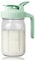 VA1KENE Pichet à lait maternel de 950 ml, 1 bocal en verre Qurat avec couvercle à rabat et bec verseur, 100 % hermétique et étanche pour thé glacé, jus, café froid, lait maternel, vert