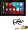 ESX VMX700DAB 2-DIN Autoradio kompatibel mit Wireless Apple CarPlay Android Auto Bluetooth DAB+ passend für Mazda MX-5 III 2005-2008 schwarz