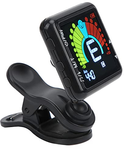 Metronom-Stimmgerät, Aufsteckbares, Wiederaufladbares 2-in-1-Multifunktions-Stimmgerät für Saiteninstrumente