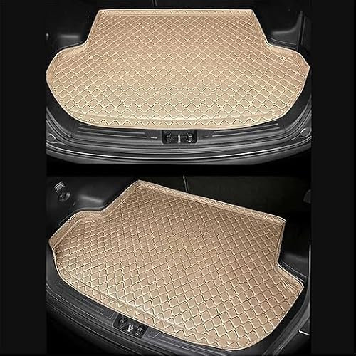 ZhangJW Auto Leder Kofferraummatten,Für BMW 5 Series E39 1995-2003 Langlebiges Wasserdicht Kratzfest Kofferraumwanne Schutzmatte,Innenraum ZubehöR