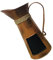 Ciieeo Retro Kitchen Accessory Small Blackboard Coffee Pot Iron Pitcher Decor Dried Flower Container