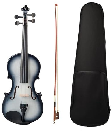 Violin Set Akustische Violine Geige Kit 1/2 1/8 1/4 3/4 Hochglanz Mit Bogenetui Für Anfänger(1/8)
