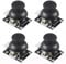 4Pcs Dual-axis XY Joystick Module for PS2 Joystick Breakout Module Game Controller Sensor Joystick Control Lever Sensor Replacement for Joystick Analog Thumb Stick