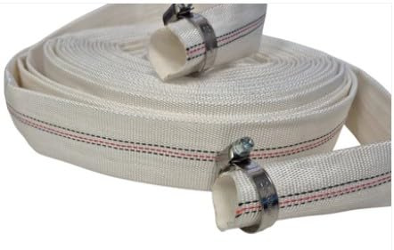 AP SUPPLIES Lay Flat Lined Hose - Essential Piece of Equipment Designed for Versatility and Efficiency in Various Industrial and Agricultural Applications. (10M 1.25-Inch Lay Flat Set A)