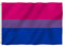 Bisexuelles Pride Flag Polyester Bisexuelle Flagge lebhafte Farbe UV Fade Resistant Doppelgenäht mit Messingstaaten 90 * 150 cm Bi-Pride