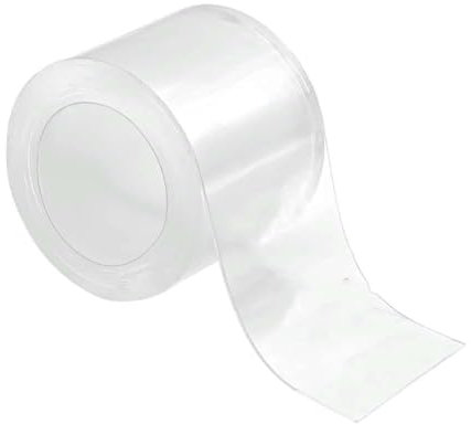 50 mm breites Nano-Klebeband, extra starkes doppelseitiges Klebeband, strapazierfähiges, entfernbares, wasserdichtes Montageband für Wände und Poster, 50 mm, 1 m