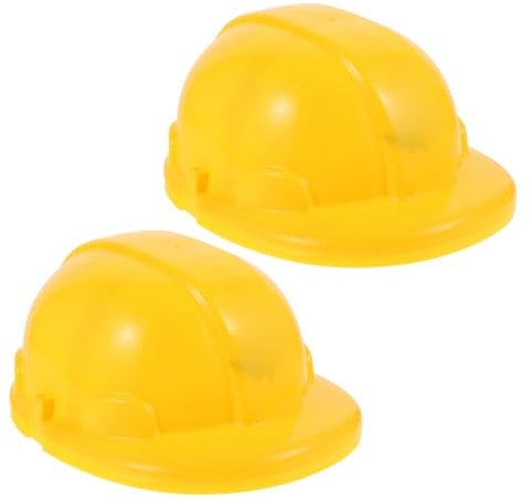 IMIKEYA 2stücke Junge Mädchen Bauarbeiterhüte Spielzeug Halloween Party Kleid up Hüte Aus Material Für Jungen Mädchen