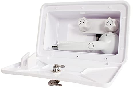 Camping-car Extérieur De Boîte De Douche Kit De Spatule Extérieur Avec Serrure Accessoires Modifiés Kit Extérieur