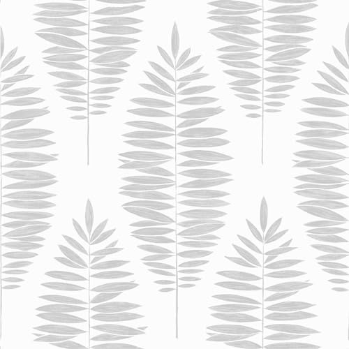 Boutique White / Silver Lucia Wallpaper