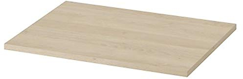 VBChome Waschtischplatte 59,8 cm x 45 cm x 1,8 cm - Moduo Kollektion wählbar Waschtischkonsole für Aufsatzwaschbecken fürs Bad Unterschrank Counterboard Waschtischplatte Tischplatte/Farbe: Sand Eiche