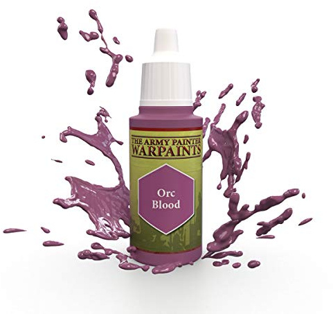 The Army Painter Warpaint Orc Blood Highly Pigmented Water-Based Acrylic Paint, Suitable for Painting Tabletop Miniatures, Board Game Figures and Miniatures for RPGs Role Playing Games