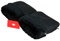 BabyLux Handmuff für Kinderwagen Buggy MUFF Reißverschluss Handwärmer Handschuhe (MR6 Schwarz + Minky Schwarz)