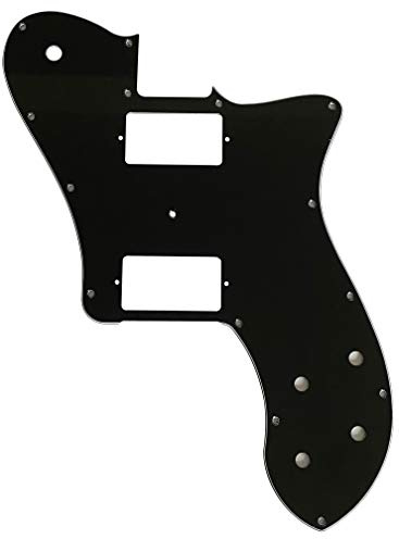 Passend für Fender Professional Tele Deluxe Humbucker-Stil Gitarren-Schlagbrett (3-lagig, schwarz)