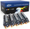 RINKLEE 045H 045 Tonerkartusche kompatibel für Canon i-SENSYS MF633Cdw MF635Cx LBP611Cn LBP613Cdw MF631Cn imageCLASS MF632Cdw MF634Cdw LBP612Cdw | hohe Reichweite 2800/2200 Seiten | 5er-Pack