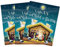 Adventskalender 2020, Krippen-Szene Jesus is Born Countdown to Christmas for Families, 3 Stück, 20,3 x 25,4 cm