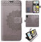 betterfon | LG K42 Hülle Handy Tasche Handyhülle Case Etui Schutzhülle mit Magnetverschluss/Kartenfächer für LG K42 Grau