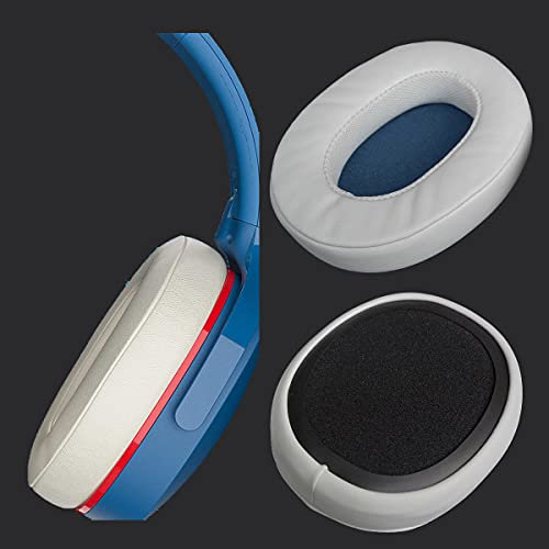 V-MOTA Earpads Compatible with Skullcandy Crusher Bluetooth, Crusher Evo, Crusher ANC, Hesh 3 Wireless Headphones,Replacement Leather Cushions Repair Parts (1 Pair) (White)