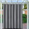 Clothink Outdoor Vorhang Wetterfest Mit Ösen, Outdoorvorhänge Wasserdicht Outdoor Gardinen Sonnenschutz Sichtschutz für Balkon Pergola Terrasse Veranda (255x215cm, 1 Stück, Grau)