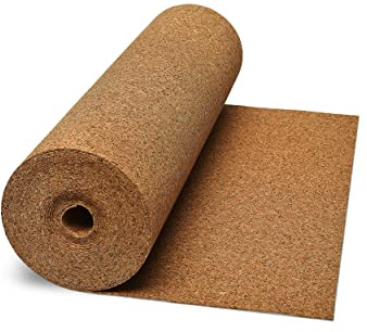 Kork Rollenkork 8 m Korkwand natur 2 mm - 2 Rollen (= 8 qm)