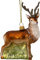 SIKORA Hirsch besondere Weihnachtskugel Glas Christbaumschmuck Deko Figur Weihnachten Anhänger Ornament - Meisterstücke - BS729