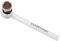 TABAKPFEIFE aus Glas mit Steckkopf und Sieb 12cm Champ Glaspfeife Tabakpfeife Pfeife Tabak Pipe 27 (Kupfer)
