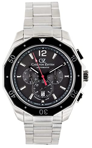 Carl von Zeyten Herren Uhr Armbanduhr Automatik Hausach CVZ0079GYMS