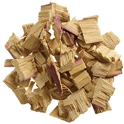 HENDI Copeaux de bois de fumage, aromatique, pour le fumage à chaud, placés sur charbon de bois, un plateau de fumage, dans un tube de fumage, barbecue, grill, bois naturel, vin rouge, 700g