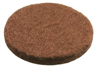 Amig - Möbelbeinschutz | Mod. 80 | Ø 30 mm | Filzkleber | empfohlen für Holz, Keramik und Parkett | Schützt den Boden vor Kratzern | Filzbraun