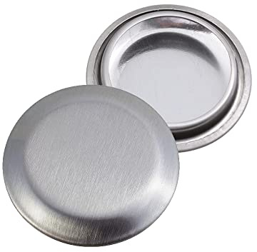 Kitchen Faucet Sink Hole Cover, 2pcs Brushed Stainless Steel Faucet Tap Hole Cover, Kitchen Sink Plugs for Holes (Dia. 35mm)