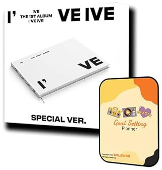 IVE I've IVE Album [Special ver.]+Pre Order Benefits+BolsVos Exclusive K-POP Inspired Digital Merches (Goal Setting Planner, Sticker Pack)