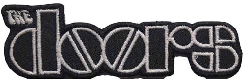 The Doors Logo Iron On Patch (One Size) (Black/Grey)