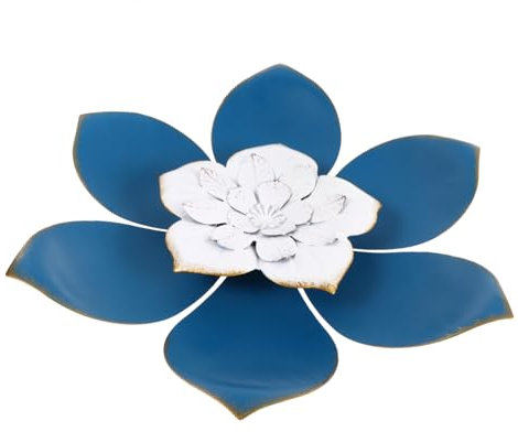 BESPORTBLE Eisenblume Wanddekoration Heimdekoration Wandskulptur Blumenwandkunst Künstliche Blumendekoration
