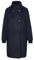 s.Oliver BLACK LABEL Wollmantel mit geripptem Stehkragen Navy 42