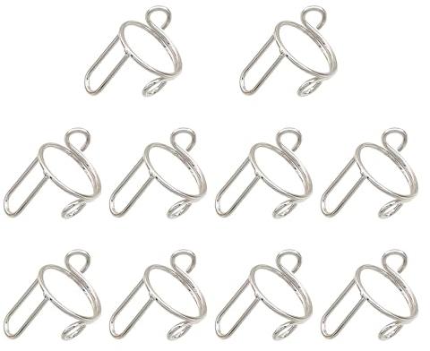Die Ringe der Macht der Ringe Wudu Nagelringe, nicht anlaufend, 10 Stück, verstellbar, kein , kein Damen-Geschenk, Ring-Set für HALAL-NÄGEL, Dekoration (10 Stück) Walking Ringe Fitness (A, One Size)