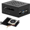 Tada Metal Case for Raspberry Pi 5 with Pi 5 Active Cooler for Raspberry Pi 5 4GB/8GB, Space for Hats, Add-on Boards, Cooler, and NVMe Hats