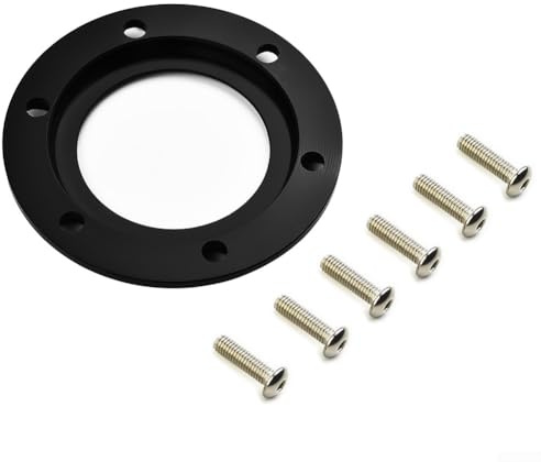 HpLive Rennwagen 6 Schrauben Lenkrad Hupenknopf Schwarz Mittelring Für-MOMO/NRG 84mm