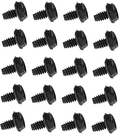 CIYODO Computer Case Fastener Pci Slot Screw for Computer Accessory Replacement Metal Power Supply Fastener with Hex Head, Self-Tapping Design for Secure Mounting in Desktop Pc Builds