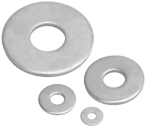 100 Stück Große Unterlegscheiben M2 Edelstahl A2 DIN 9021 (Form A) U-Scheiben Beilagscheiben WIBTEC®