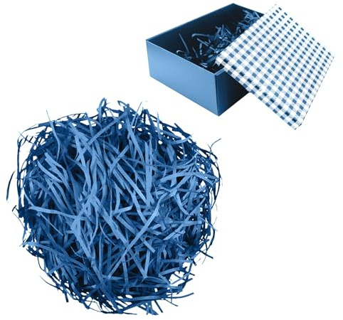 Pilyero 300g Füllmaterial Geschenk, Füllmaterial für Pakete, Weiß, Geeignet für das Ankleiden und den Schutz von Geschenken und Österliche Geschenkdeko