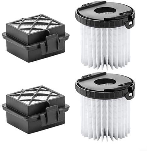 NbgrvB Kit de filtres de rechange lavables pour aspirateurs Karcher VC5 / VC5 sans fil / VC5 Premium, y compris filtre longue durée 2.863-240.0 et filtre HEPA 2.863-239.0 (2+2)