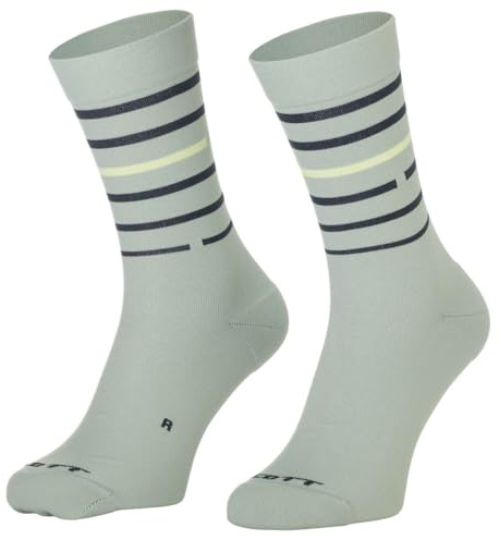 Scott Rings Crew Fahrradsocken grau 2026