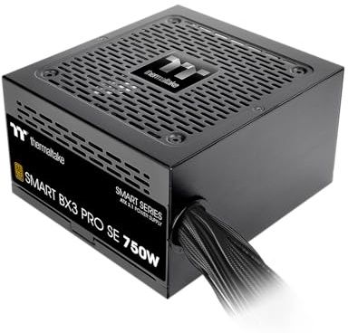 Thermaltake Smart BX3 Pro SE 750W | Non Modular | 80 Plus Bronze | EU | Etched Flat Cables | Gen 5 | Leiser Betrieb | Hydraulisch gelagerter Lüfter