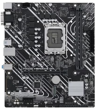 Schede madri Fit For ASUS PRIME H610M-E D4 LGA 1700 Chipset Intel H610 DDR4 64GB 3200 Supporto I7-14700 I5-14600I5-14400 I9-13900 Cpu