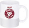 Personalised with Any Name Costa Unique 11oz Stoneware Glitter Mug Coffee Tea Mug. (Silver)