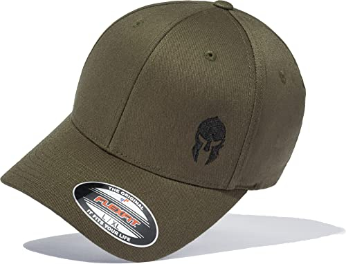 Gym Cap Flexfit : Sparta Helm - Spartan Basecap Herren & Damen Baseball (L-XL)