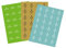 Hinweissticker glutenfrei | 24 Stk. Aufkleber | rund 4 cm