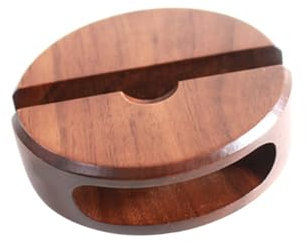 UKCOCO Supporto per Telefono in Legno Supporto per Telefono da Tavolo Supporto Universale per Cellulare Supporto per Ufficio in Legno Naturale