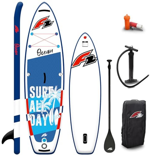 F2 Junior SUP Stand Up Paddle Board Ocean Boy 9'2'' Blau 2024